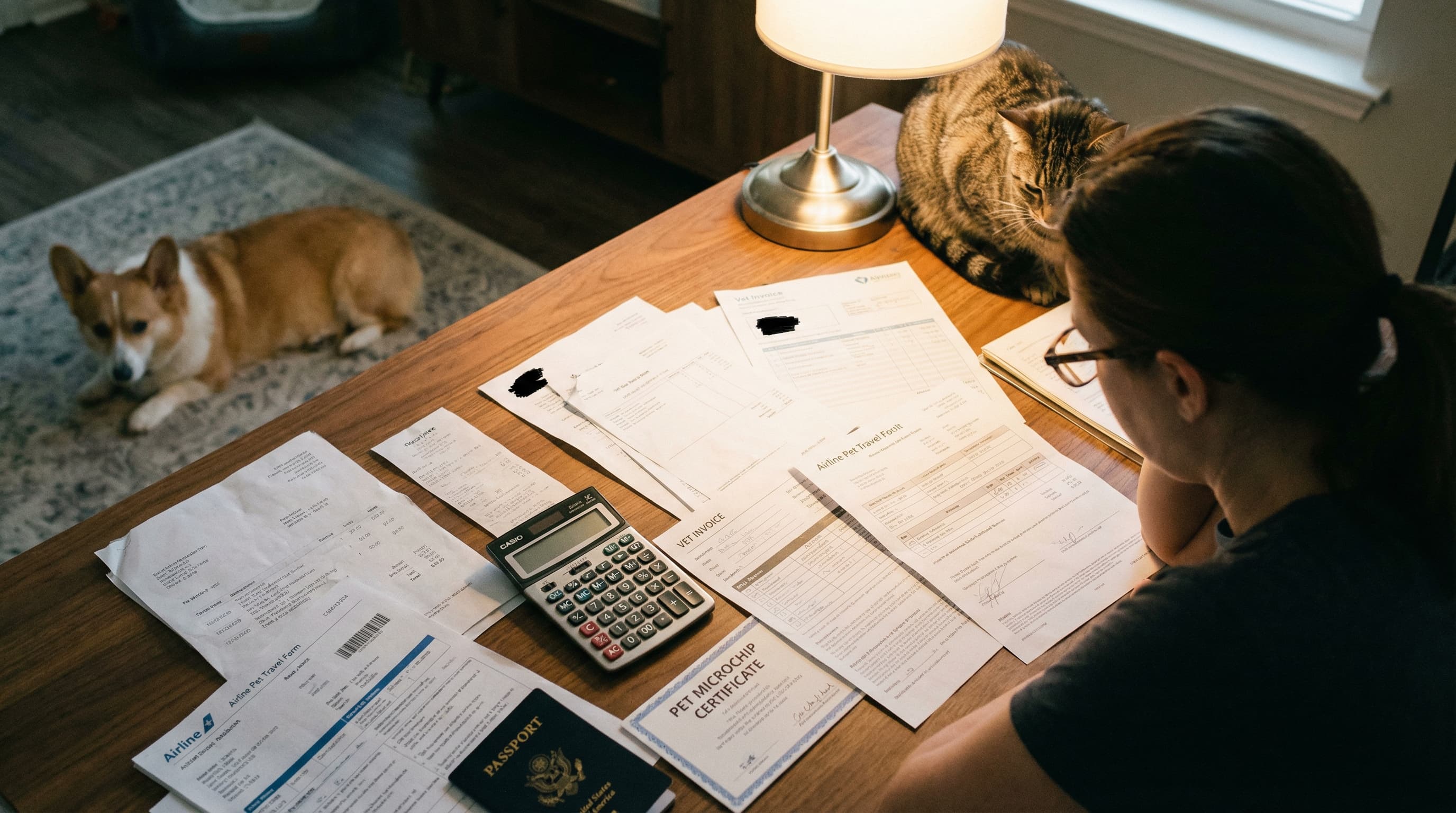 Dog and cat cost comparison for Thailand pet travel